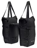 Vaude dvojitá taška na nosič TwinShopper (UniKlip 2), čierna