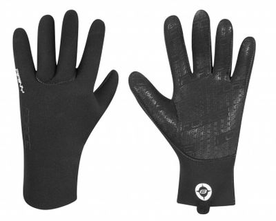 FORCE rukavice neoprénové RAINY, čierne XL