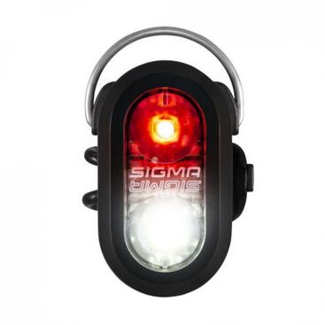 SIGMA Blikačka MICRO DUO, dual LED čierna, 2 LED