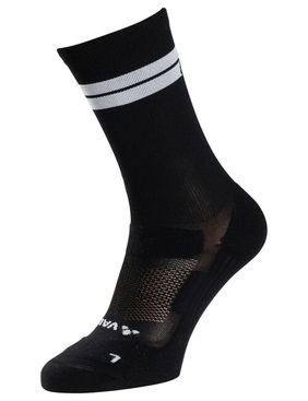 Vaude cyklistické ponožky Bike Mid II, unisex, black/black 36-38