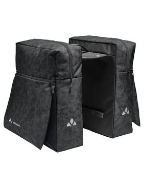 Vaude dvojitá taška na nosič TwinZipper, čierna