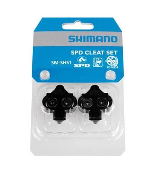 Zarážky SHIMANO SM-SH51 na pedále čierne bez plátu do tretier